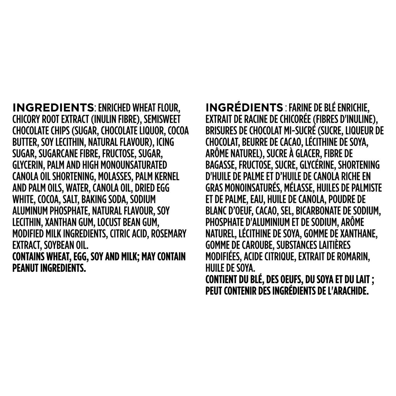 Fibre 1, Delights Chocolate Chip Cookie, 5ct, 125g/4.4oz., {Imported from Canada}