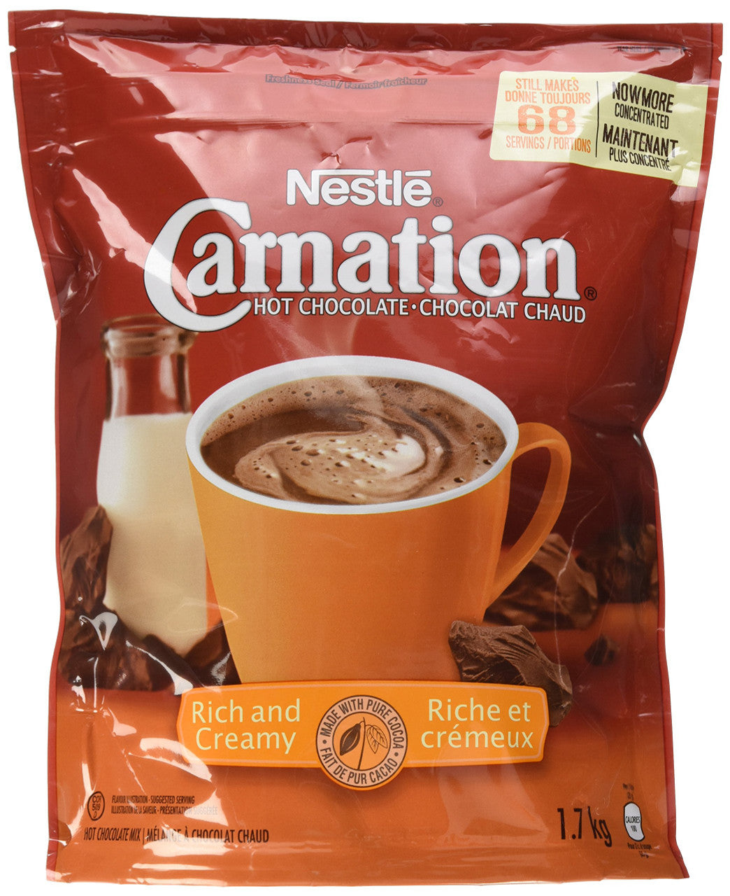 CARNATION Rich and Creamy Hot Chocolate Mix, 1.7 Kg {Imported from Canada}