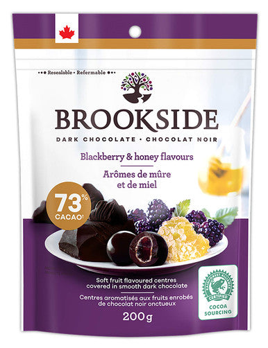 BROOKSIDE Dark Chocolate, BlackBerry & Honey, 200g/7.1 oz. {Imported from Canada}