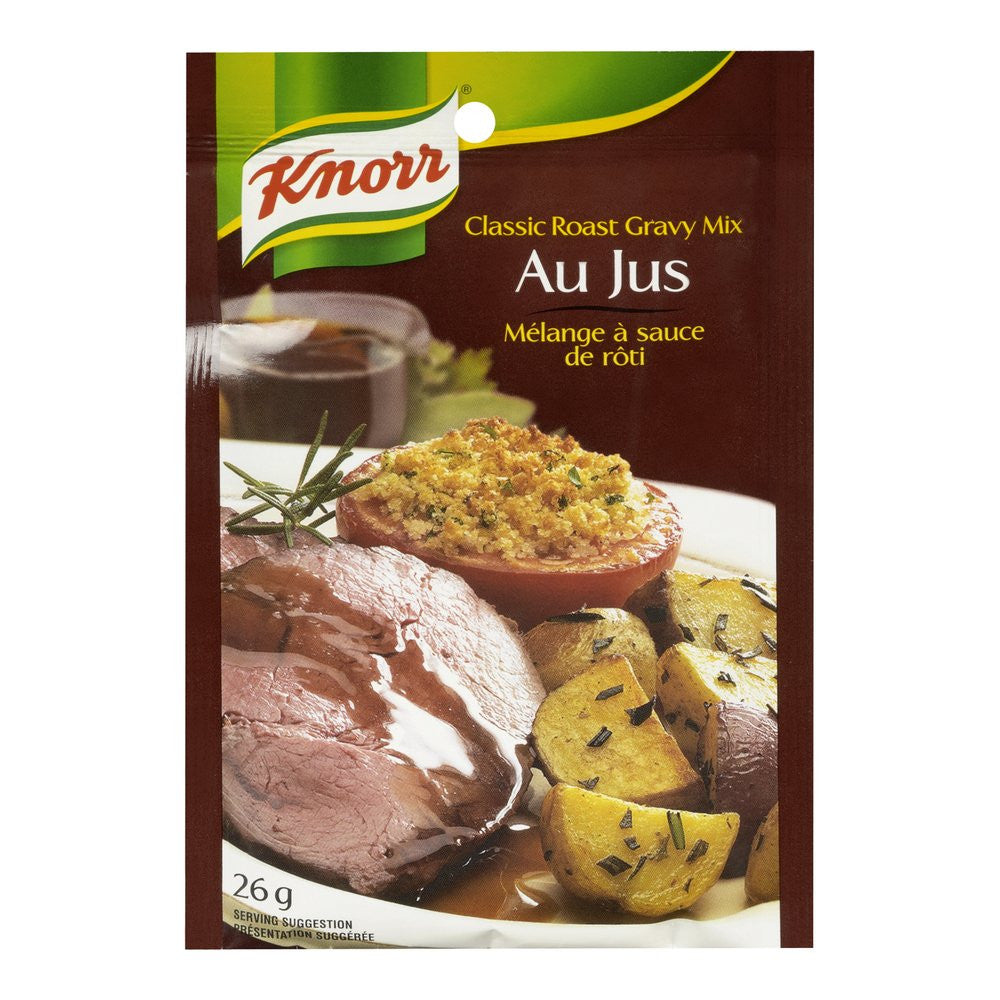 Knorr Classic Roast Gravy Mix, Au Jus 26g/.9oz {Imported from Canada}