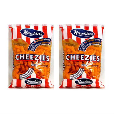 Hawkins Cheezies - 210g/7.4 oz., (2 pack) {Imported from Canada}