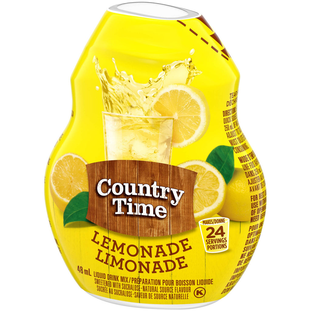 COUNTRY TIME Liquid Drink Mix - Lemonade 48ml (Imported from Canada)