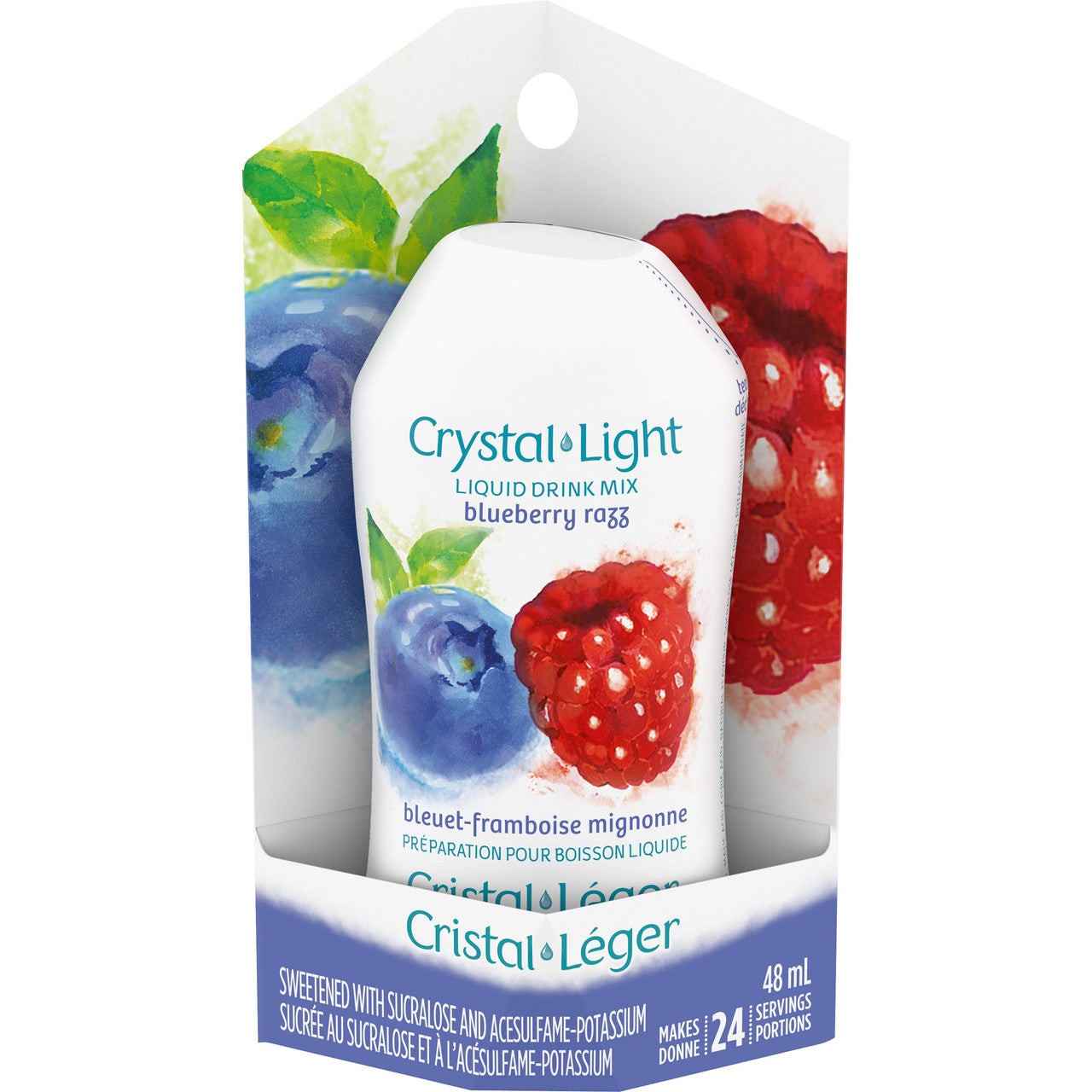 Crystal Light Liquid Drink Mix, Blueberry Razz, 48mL/1.6 oz. (16pk) {Imported from Canada}