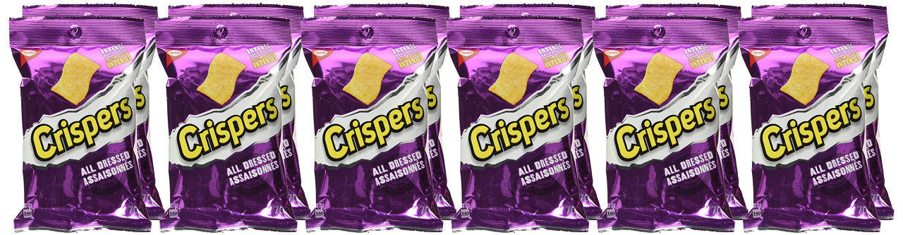 Christie Crispers All Dressed Crackers 70g/2.5 oz., 12pk {Imported from Canada}