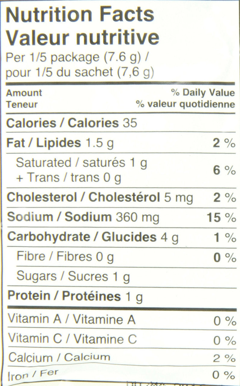 McCormick Gourmet, Dry Sauce Mix, Three Cheese, 38g/1.3 oz., {Imported from Canada}