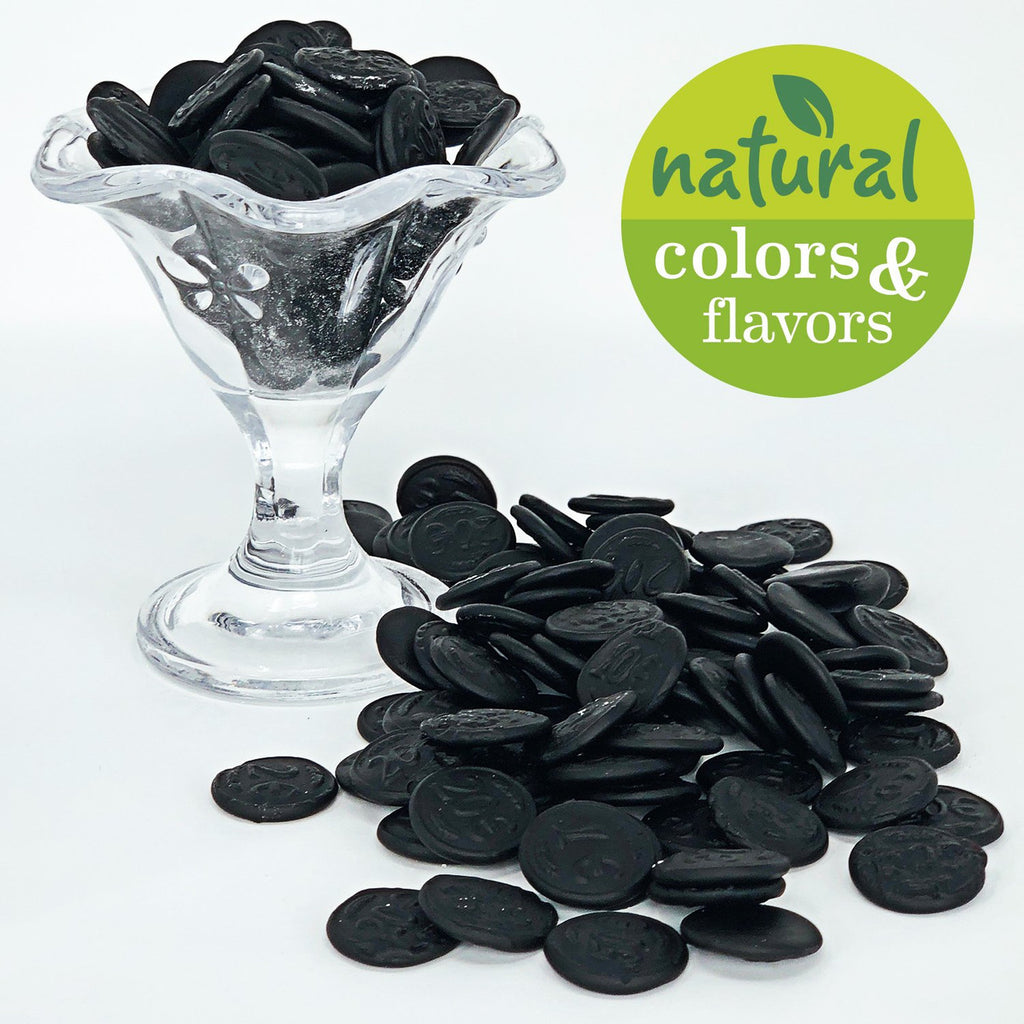 Gustaf's Dutch Licorice Coins With Hint Of Salt, 150g/5.2 oz. (12pk) {Imported from Canada}