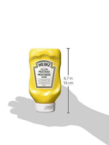 Heinz Yellow Mustard, 380mL/12.8oz., {Imported from Canada}