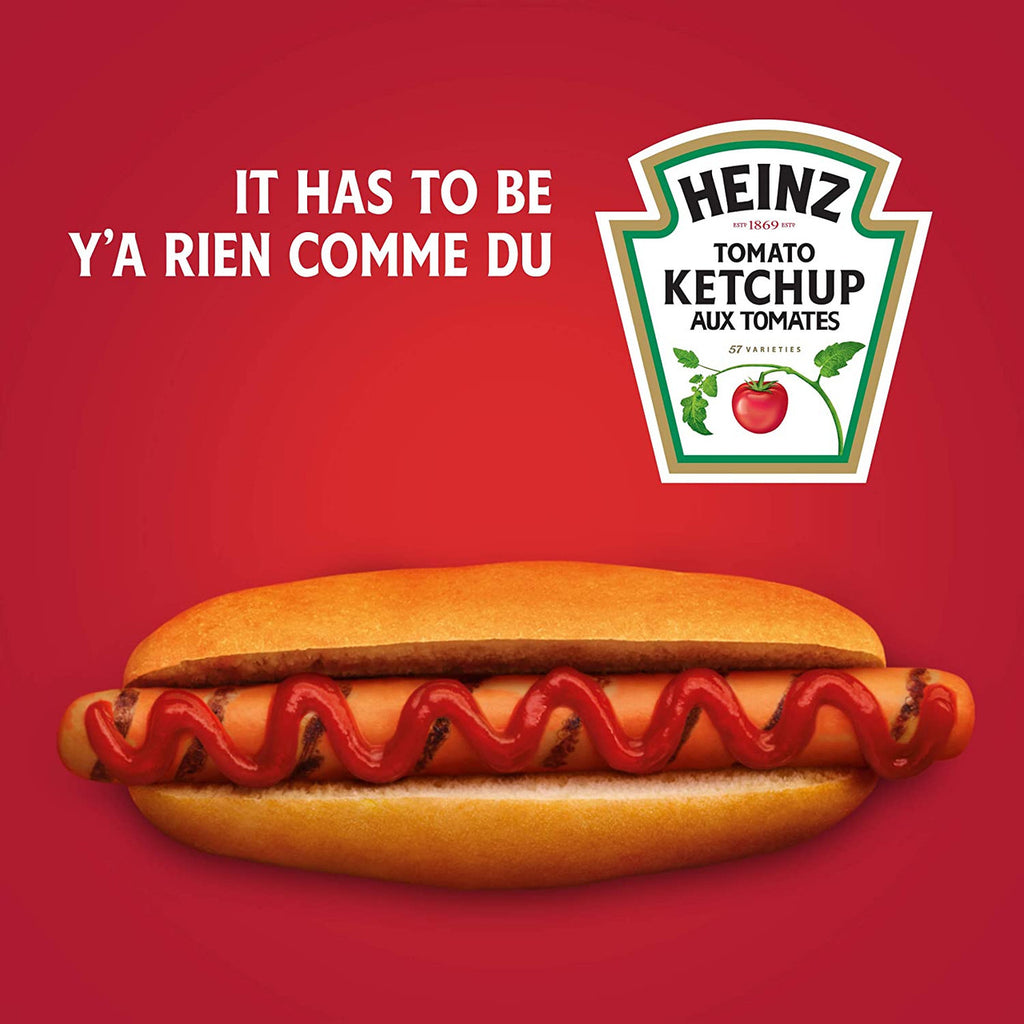 Heinz Tomato Ketchup, 750mL/25.4 fl.oz., Bottles (Pack of 12), {Imported from Canada}