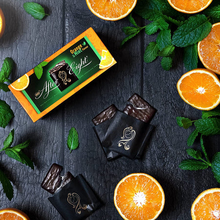 After Eight Orange Mint Chocolate, 200g/7 oz. Box {Imported from Canada}