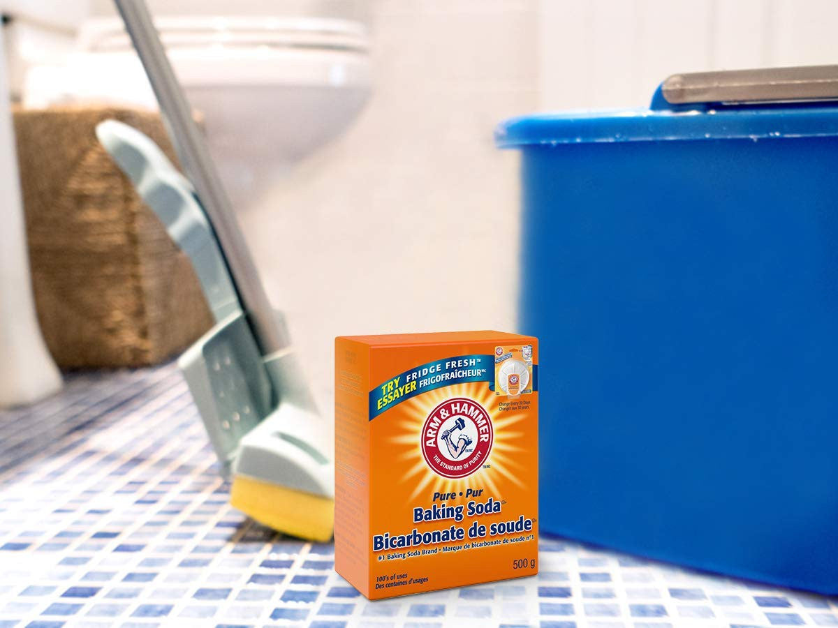 ARM & HAMMER Pure Baking Soda Used In Washroom