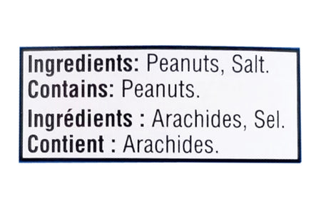 Adams 100% Natural Crunchy Peanut Butter, 2 Pack, 2x1kg/70.5 oz. Package, ingredients label.