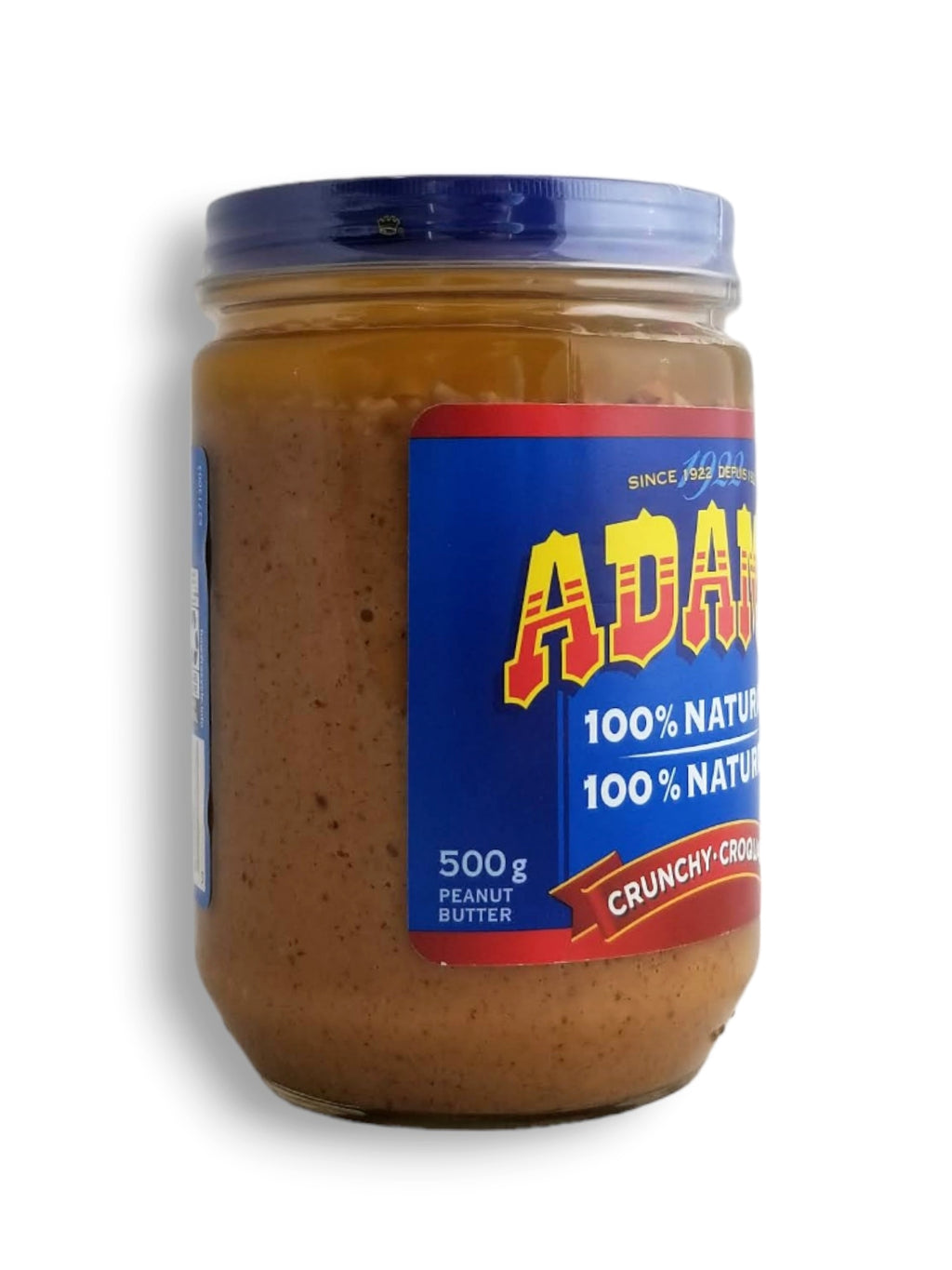 Adams 100% Natural Crunchy Peanut Butter, 500g/17.5 oz