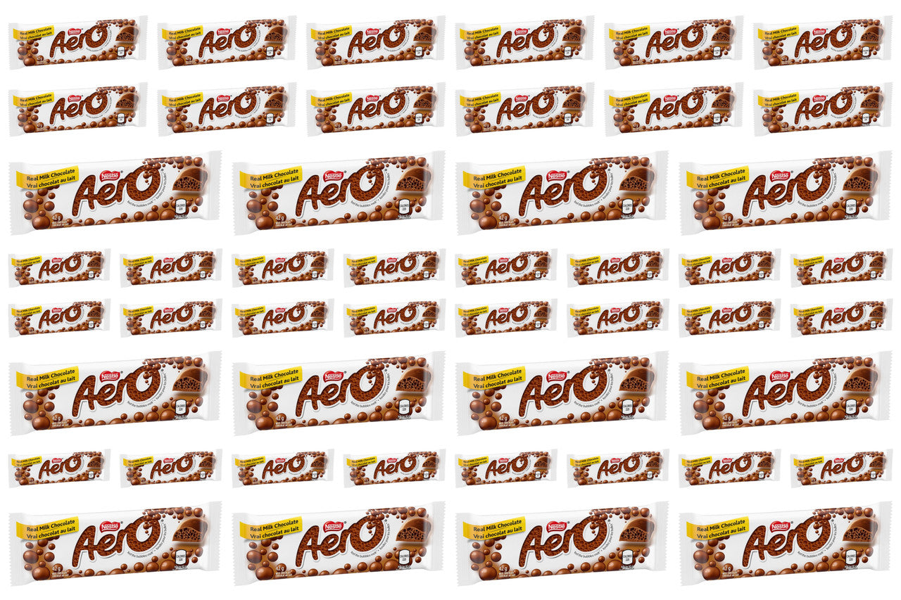 Nestle Aero Chocolate Bars 48ct x 42gram bars {Imported from Canada}
