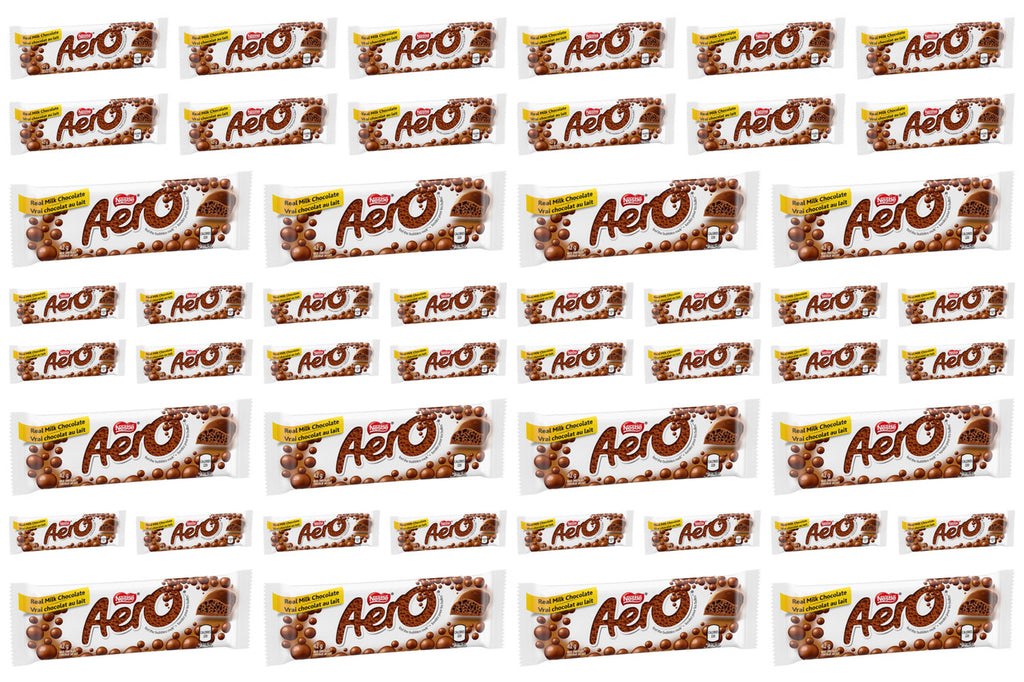 Nestle Aero Chocolate Bars 48ct x 42gram bars {Imported from Canada}