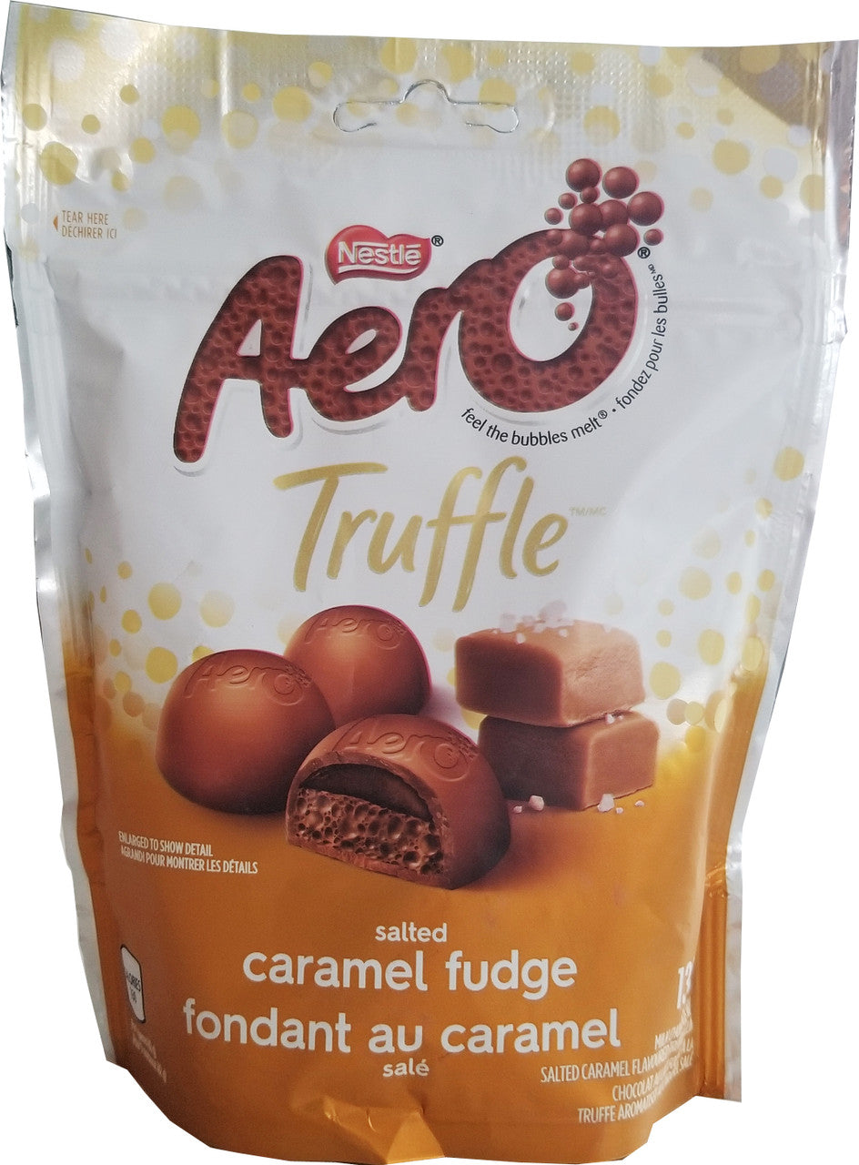 Nestle Aero Salted Caramel Fudge Mini's, 135g/4.8oz, (Imported from Canada)