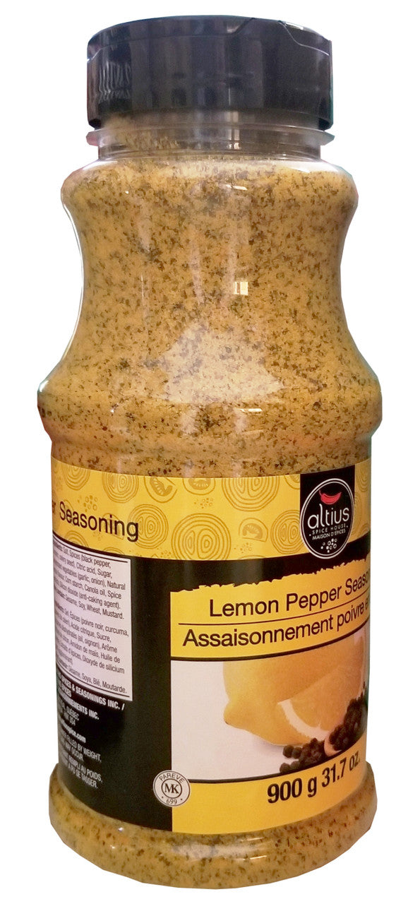 Altius Spice House Lemon & Pepper Seasoning Blend, 900g/31.7 oz., {Imported from Canada}