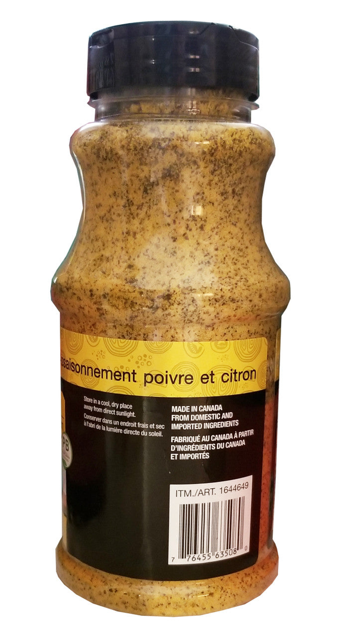 Altius Spice House Lemon & Pepper Seasoning Blend, 900g/31.7 oz., {Imported from Canada}