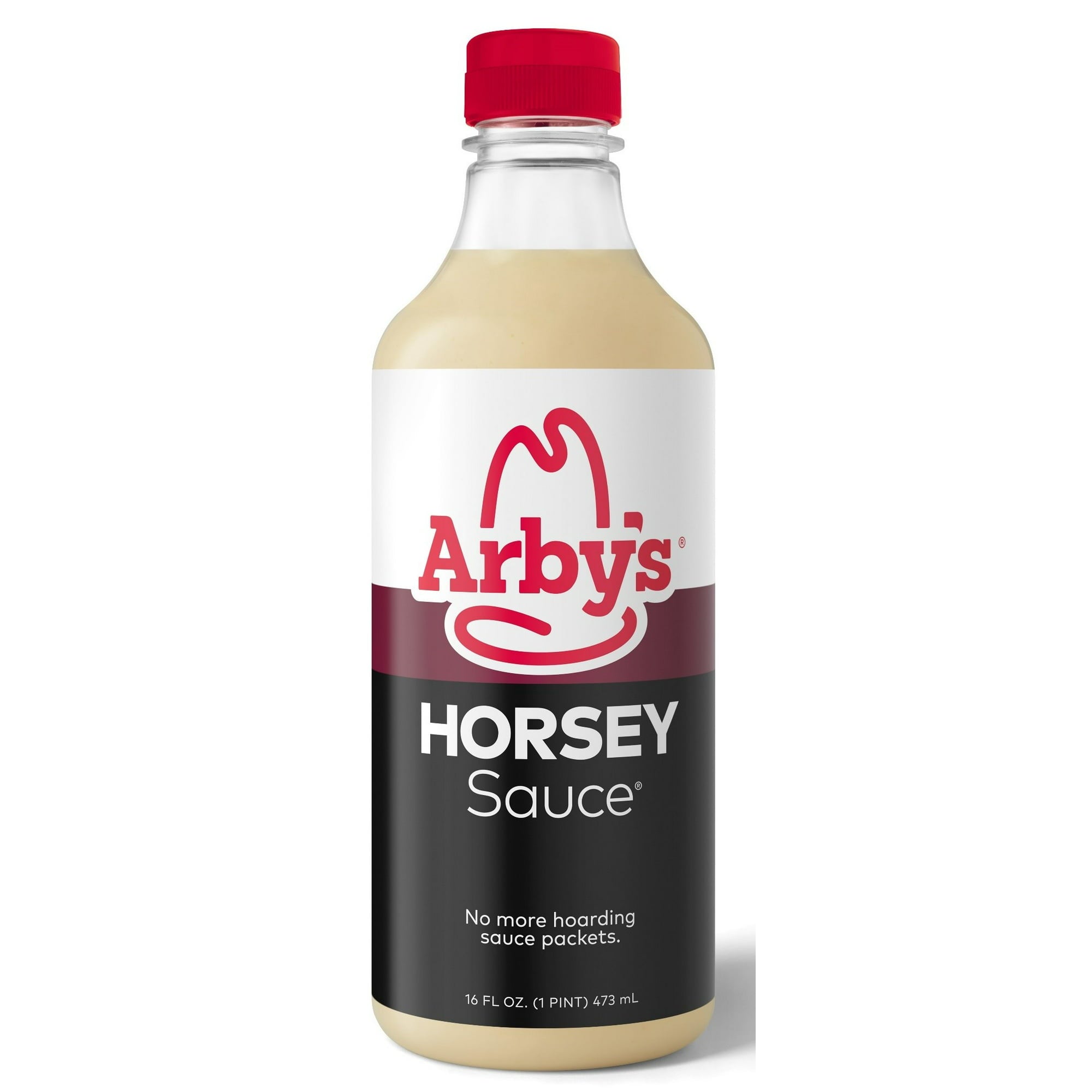 Arby’s Horsey Sauce 473ml/16 oz Bottle - front of bottle