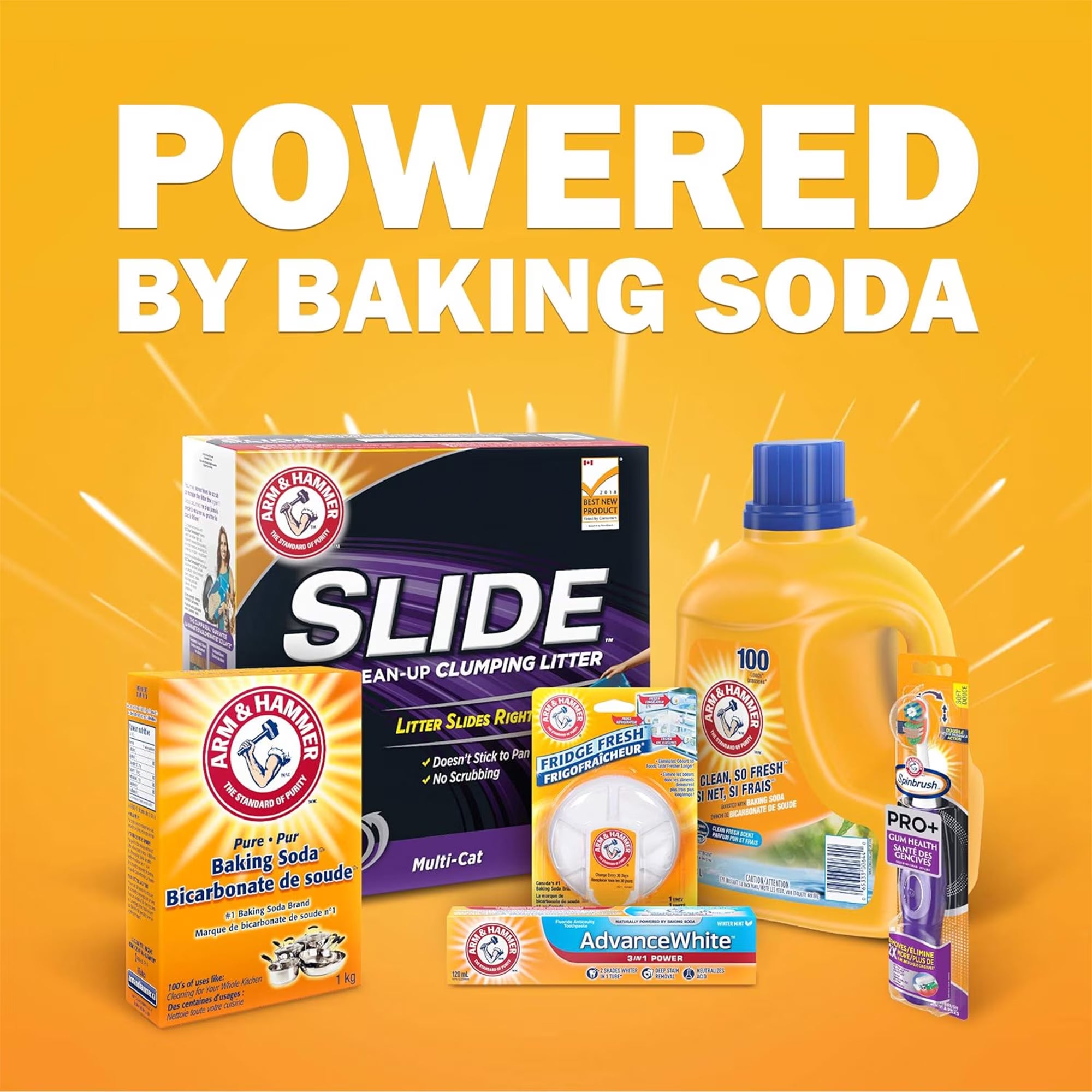 ARM & HAMMER Pure Baking Soda – Bulk Sodium Bicarbonate 2 kg (4.4 lb)
