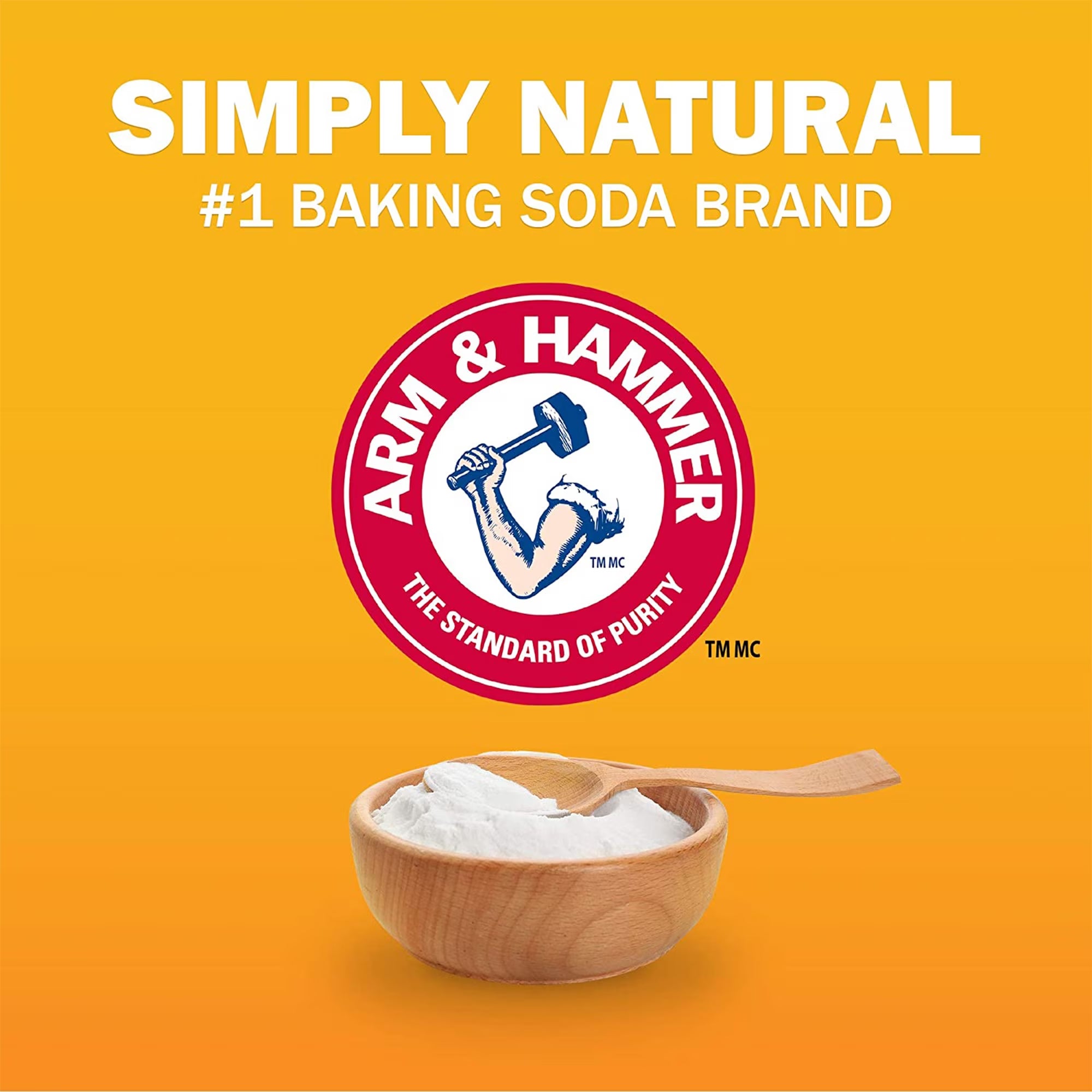 ARM & HAMMER Pure Baking Soda – Bulk Sodium Bicarbonate 2 kg (4.4 lb)