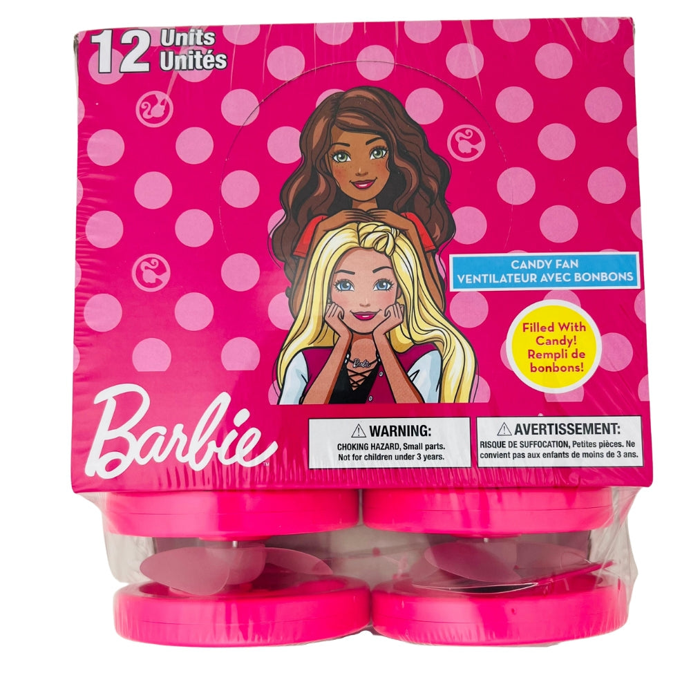 Barbie Candy Fan, top of package