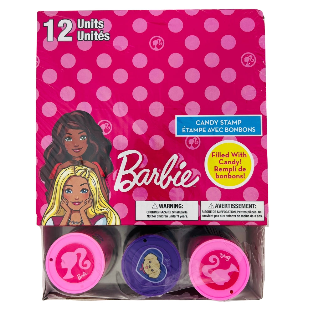 Barbie Candy Stamp, top of package