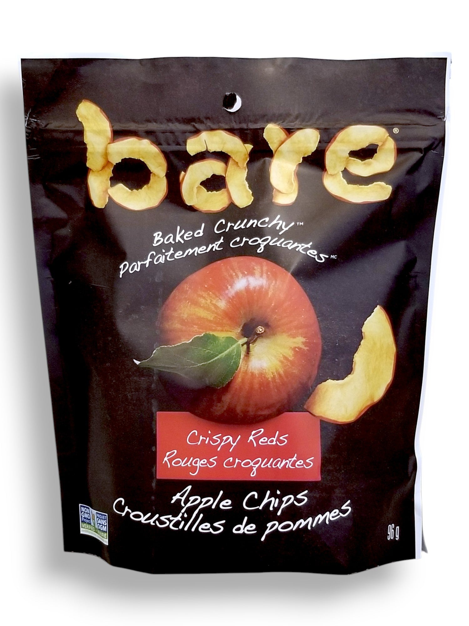 Bare Baked Crispy Reds Apple Chips, 100g/3.5 oz - Front