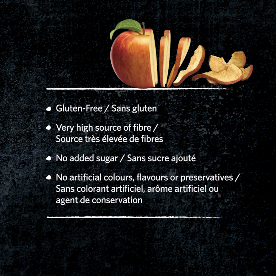 Bare Baked Crunchy Cinnamon Apple Chips – 96g (3.36 oz) Information