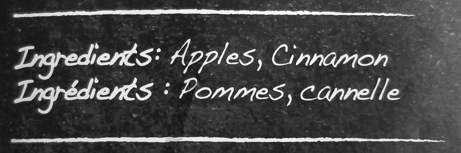 Bare Baked Crunchy Cinnamon Apple Chips – 96g (3.36 oz) Ingredients