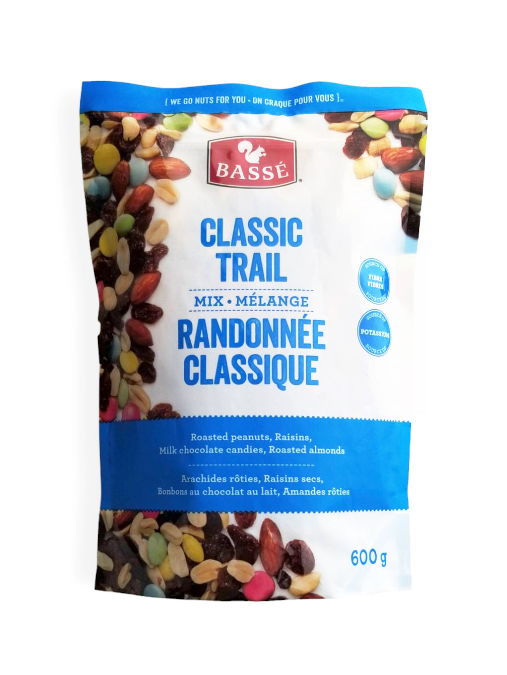 Basse Classic Trail Mix, 600g/21 oz