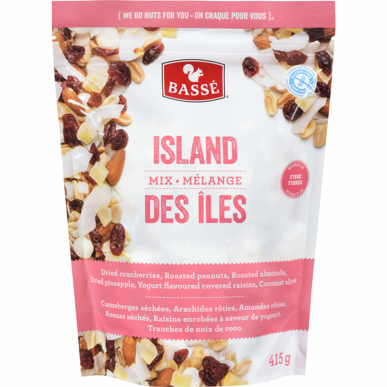 Front of Basse Island Mix, 415g/14.6 oz., Bag