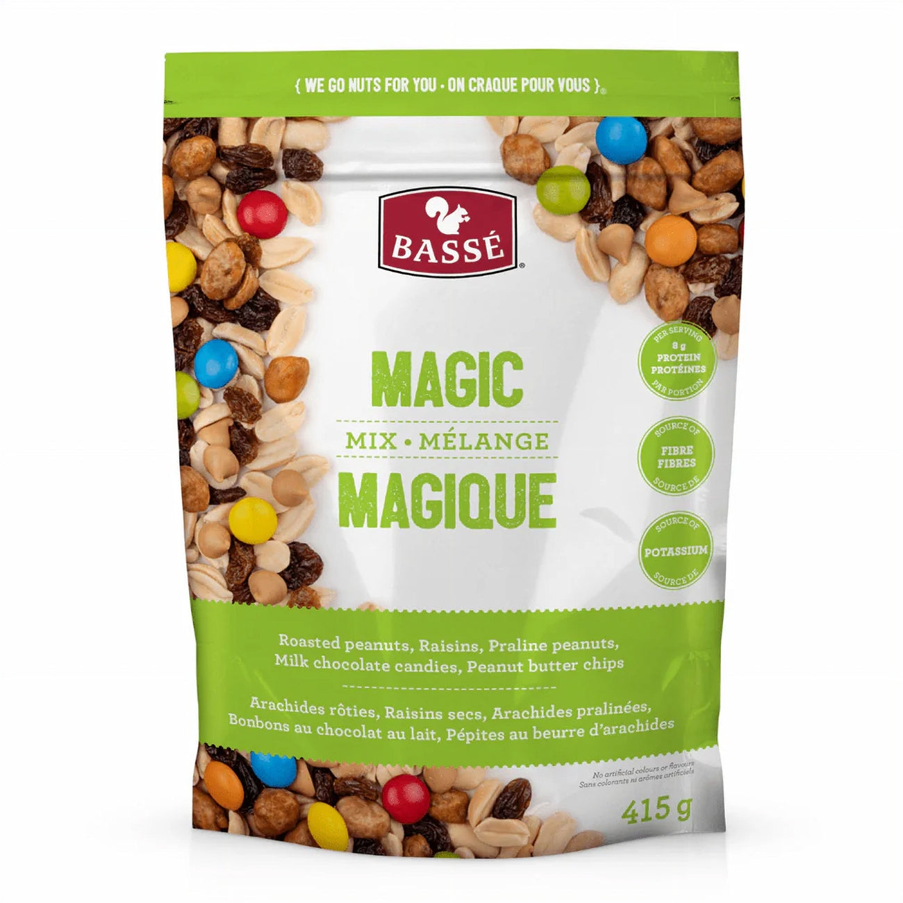 Front of Basse Magic Mix, 415g/14.6 oz., Bag