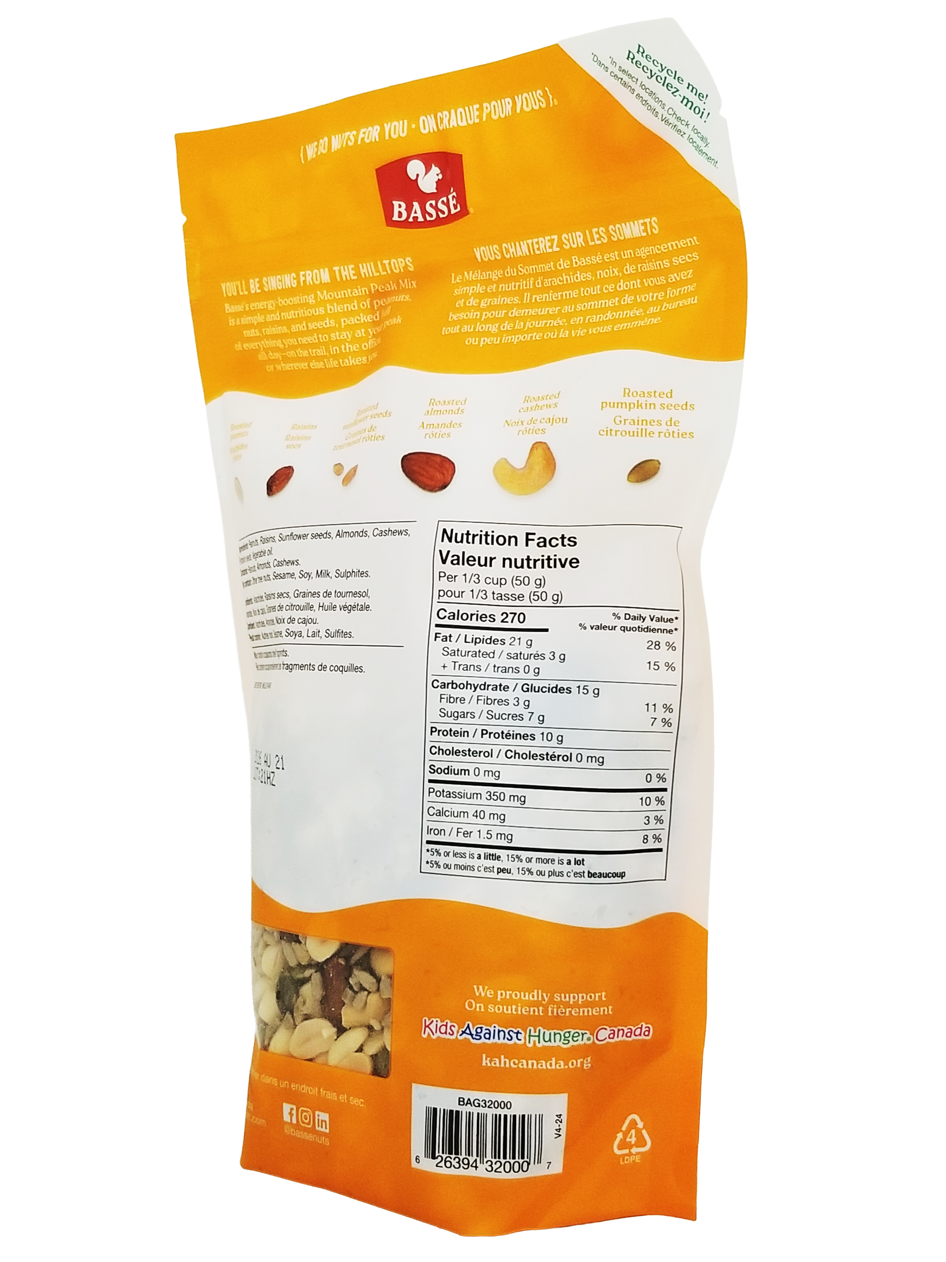 Basse Mountain Peak Mix 600g/21.2 oz