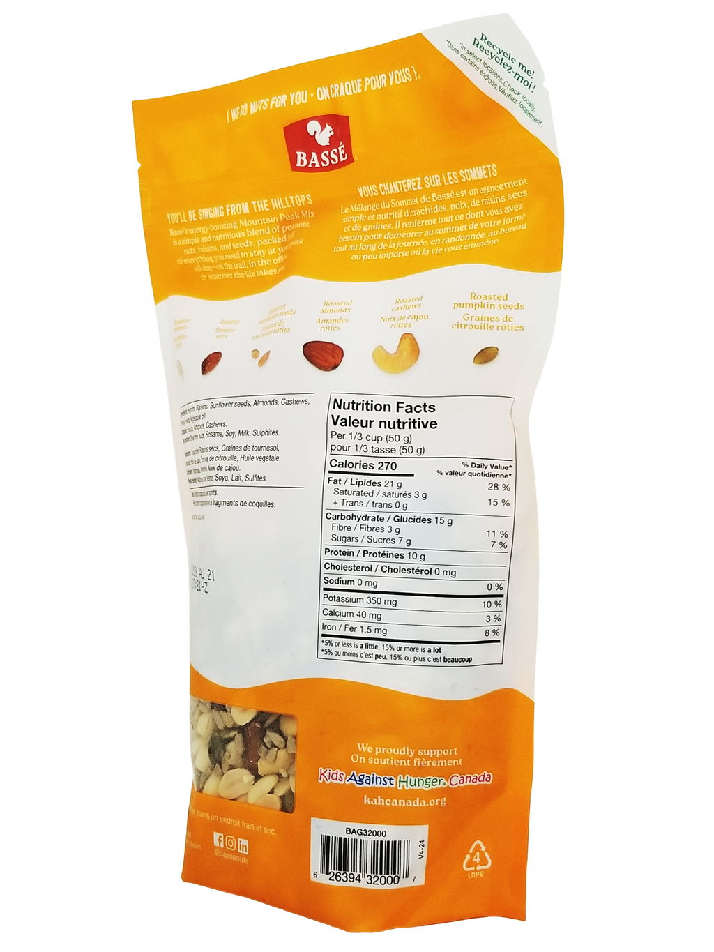 Basse Mountain Peak Mix 600g/21.2 oz