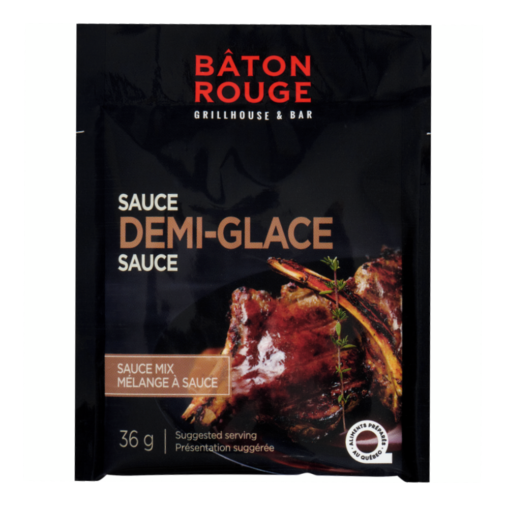 Baton Rouge Steakhouse & Bar Demi-Glace Sauce Mix, 36g/1.3 oz. Pouch