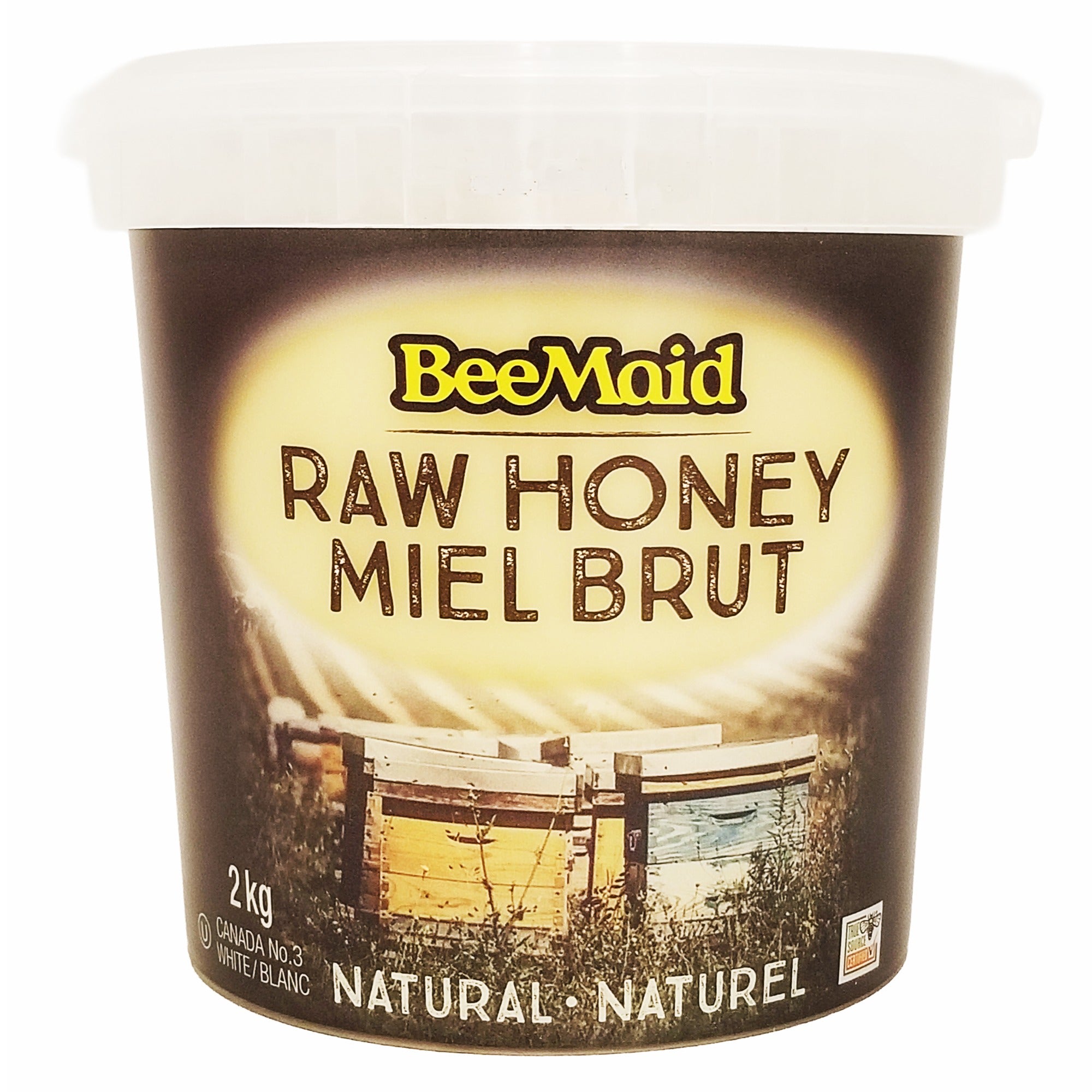 BeeMaid Raw Creamed Honey 2kg (70.5 oz)