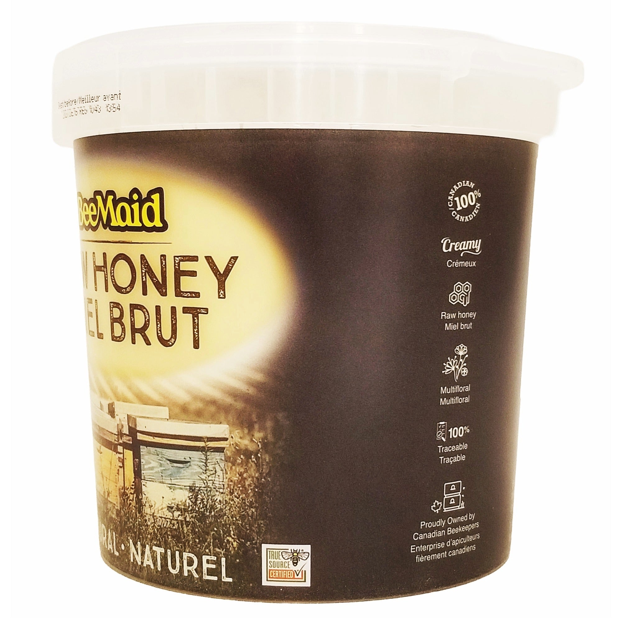BeeMaid Raw Creamed Honey 2kg (70.5 oz)