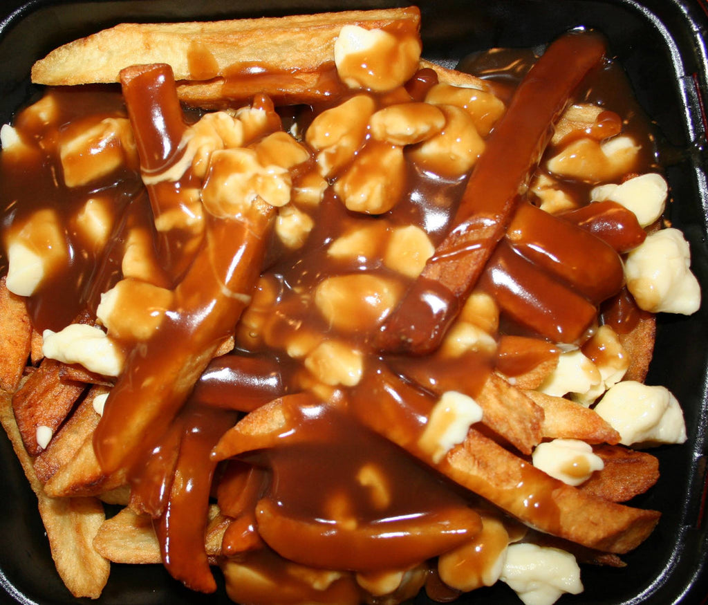 Berthelet Poutine Mix Sauce on Poutine