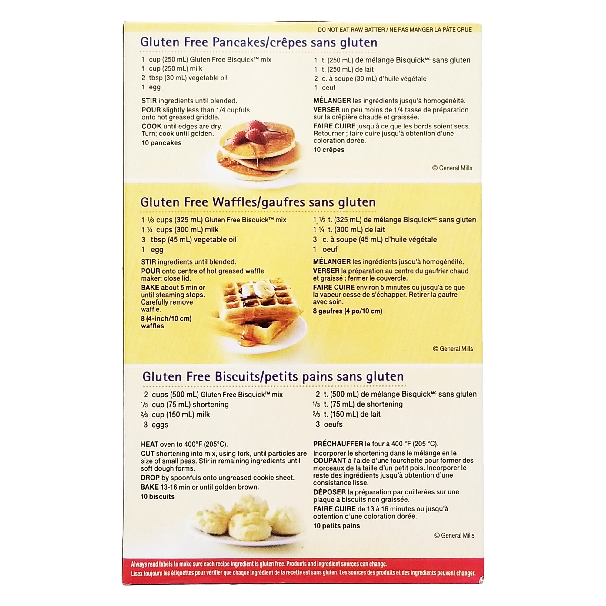 Betty Crocker Gluten Free Bisquick Pancake & Waffle Mix 454 g (16 oz)