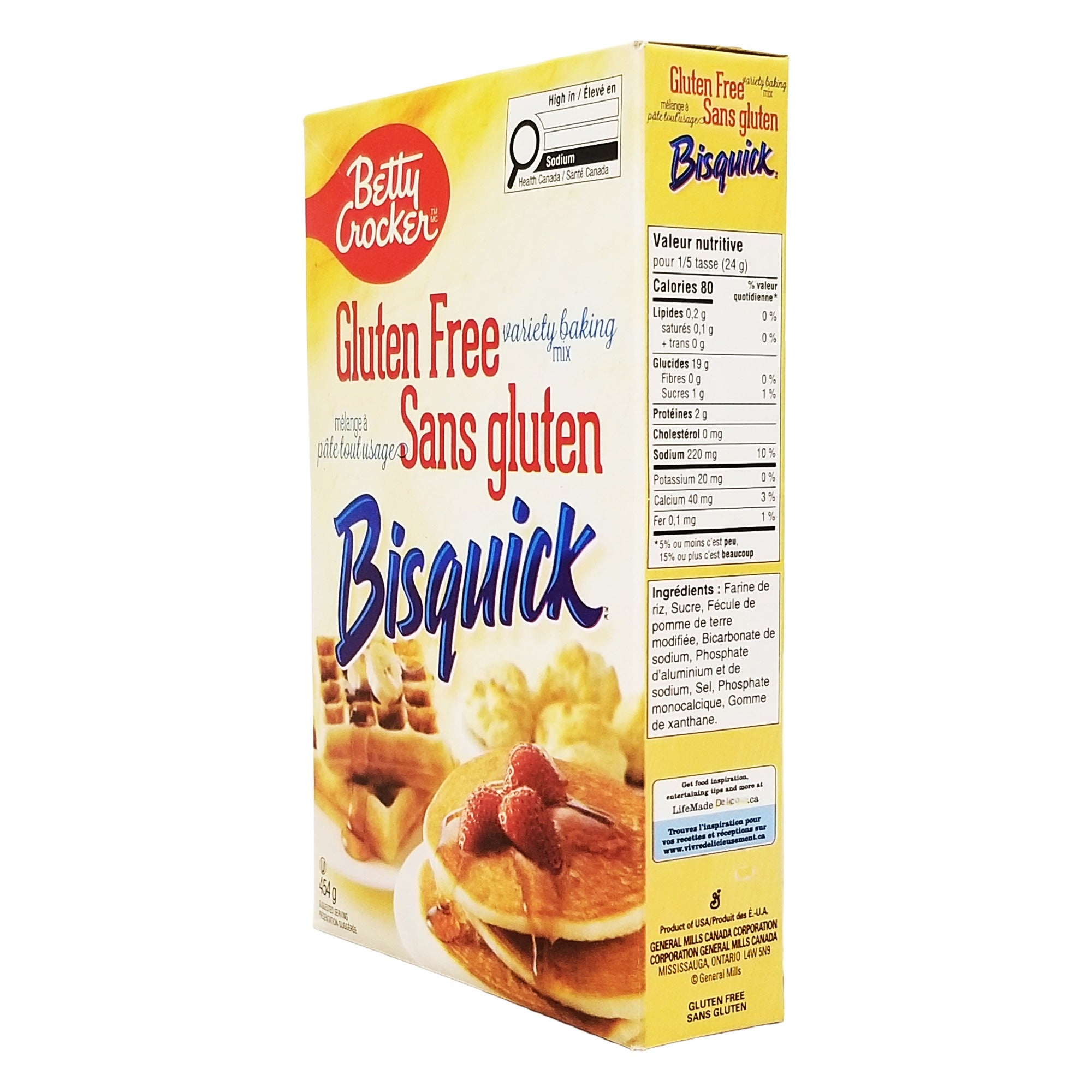 Betty Crocker Gluten Free Bisquick Pancake & Waffle Mix 454 g (16 oz)