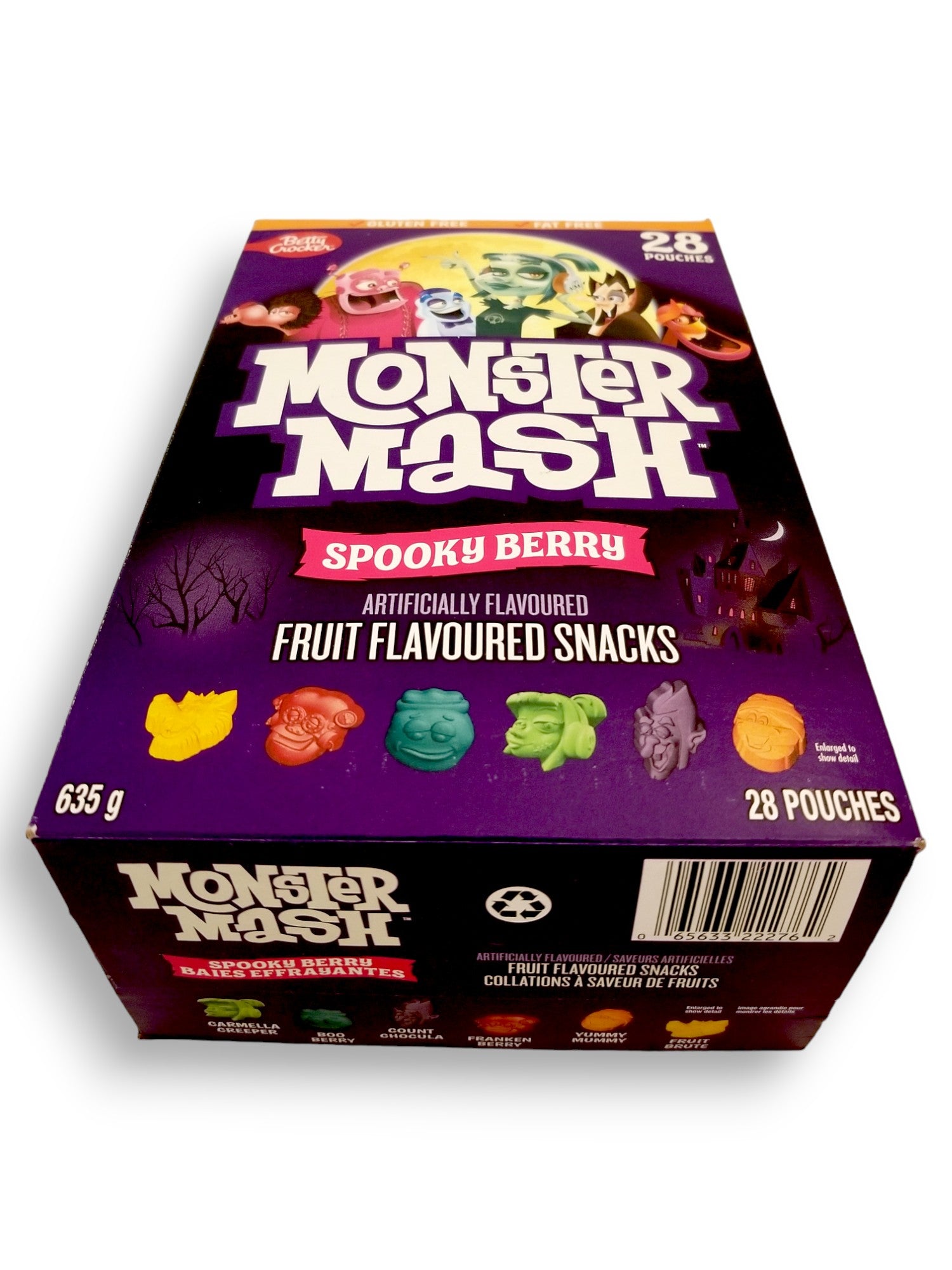 Betty Crocker, Monster Mash Spooky Berry, Fruit Flavored Snacks, 28ct, 635g/22.4 oz.