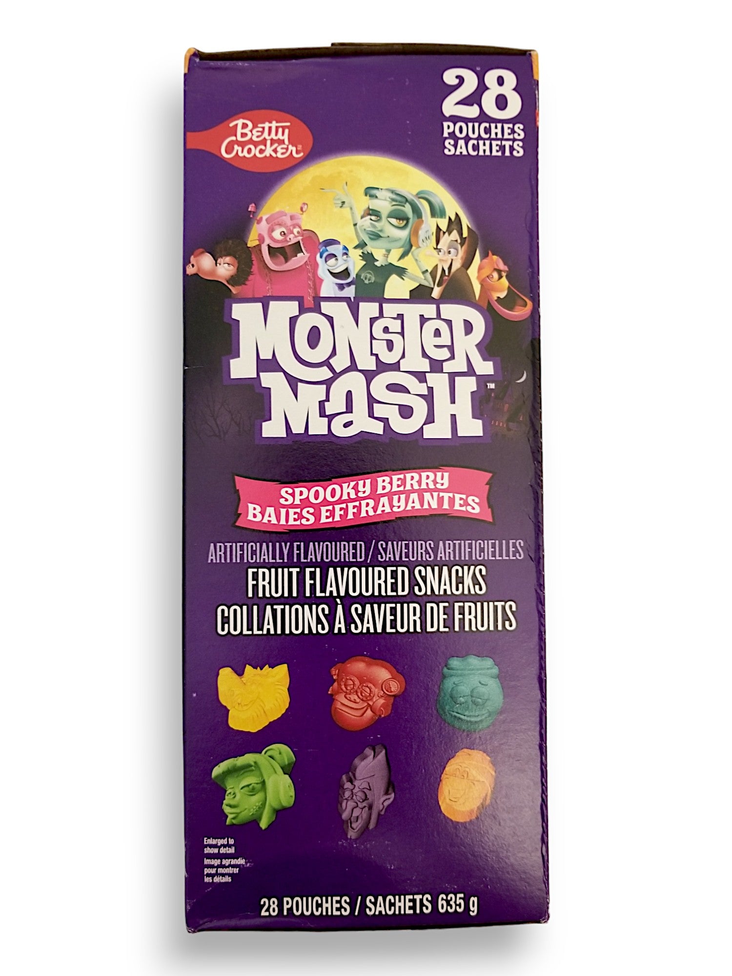 Betty Crocker, Monster Mash Spooky Berry, Fruit Flavored Snacks, 28ct, 635g/22.4 oz.