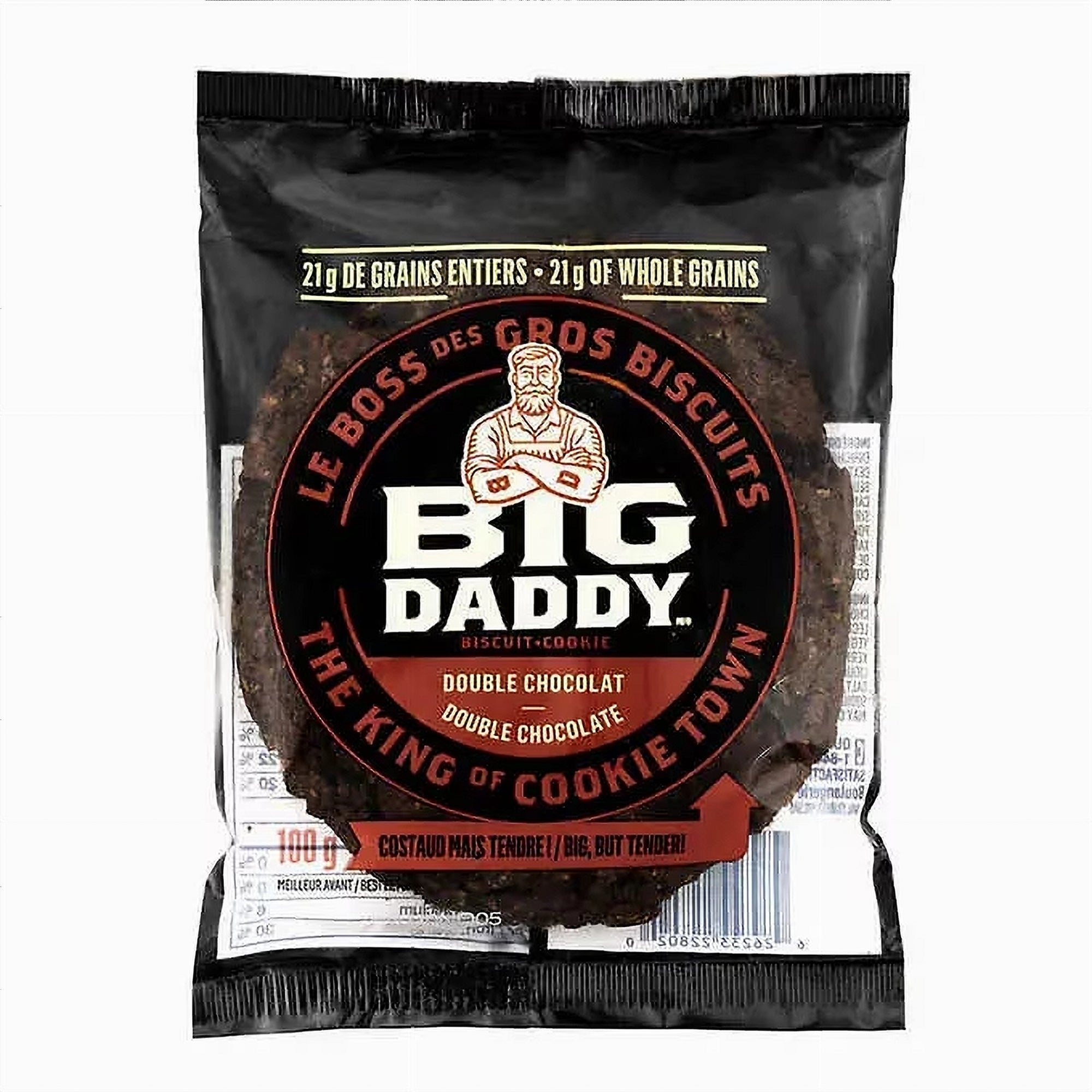 Big Daddy Double Chocolate Cookie 100g Single Cookie Unwrapped