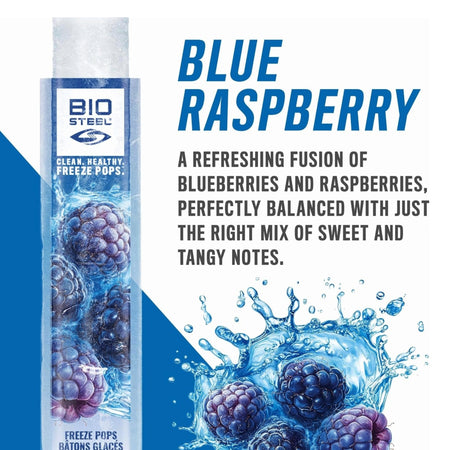 BioSteel Clean Healthy Freeze Pops – 27-Count Freezies, 150ml (5.1 fl oz)