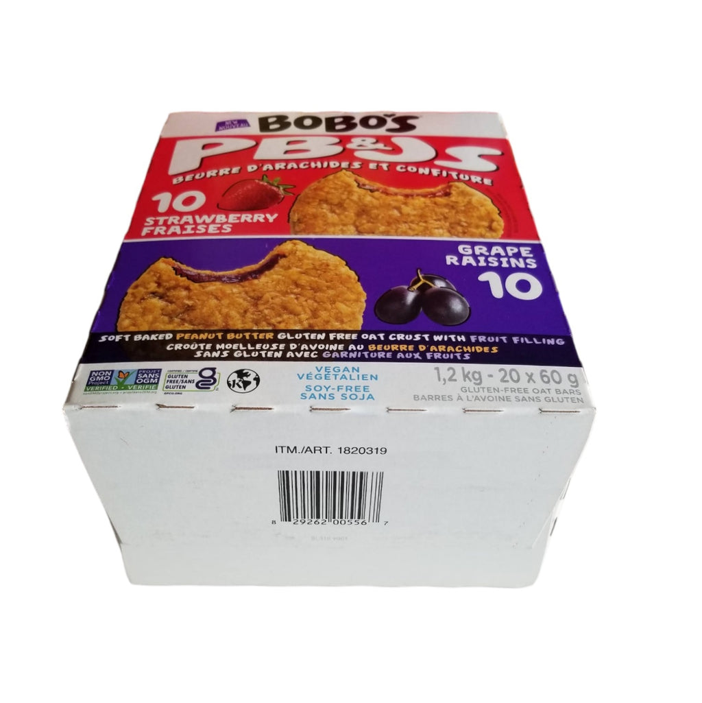 Bobo's PB&J's Oat Snack, Variety Pack, 1.2kg/2.6 lb