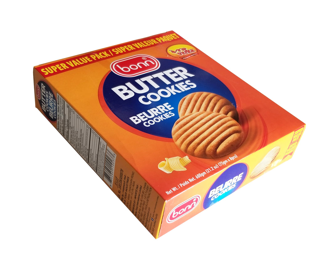 Verka Bonn Butter Cookies, Super Value Pack, 600g/21.2 oz. Box