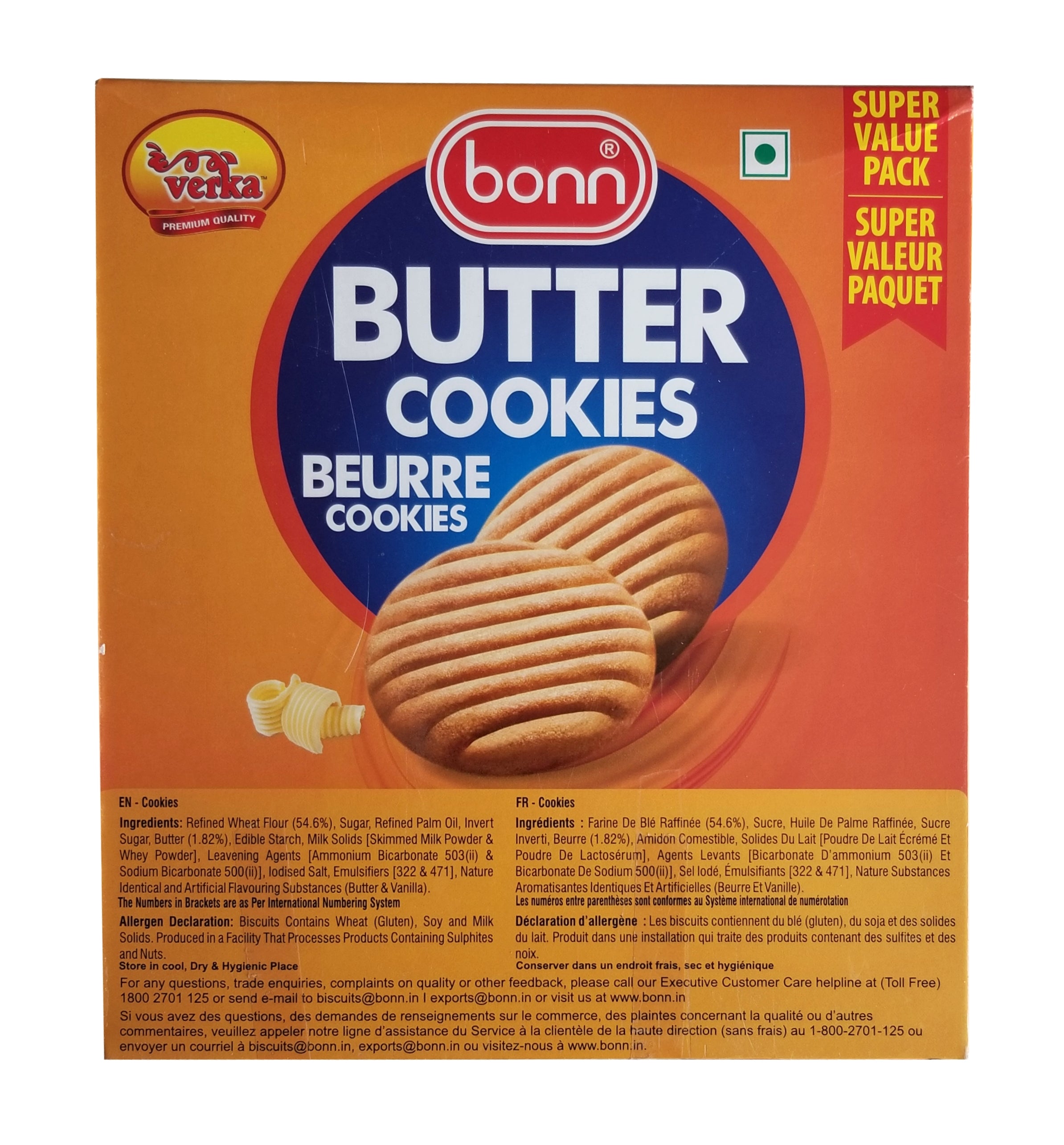 Verka Bonn Butter Cookies, Super Value Pack, 600g/21.2 oz