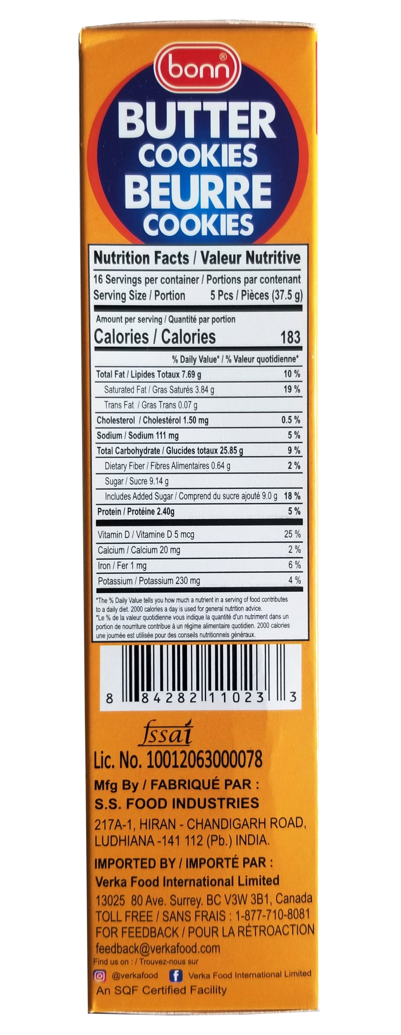 Verka Bonn Butter Cookies, Super Value Pack, 600g/21.2 oz