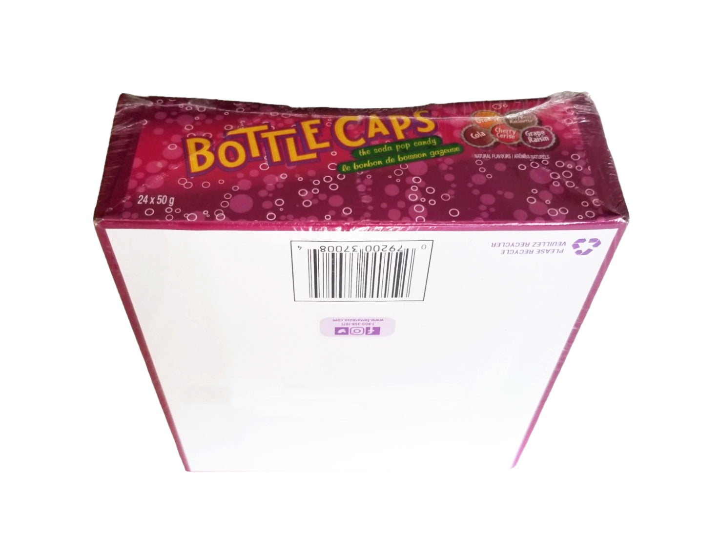 Bottle Caps Retro Candy 24ct x 50g/1.75 oz. Rolls