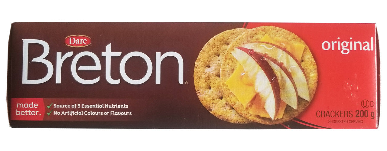 Dare Breton Original Crackers, 200g/7.9 oz., {Imported from Canada}